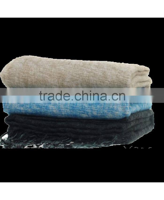 Blanket Woolen/ handmade acrylic blanket/ Light weight blanket