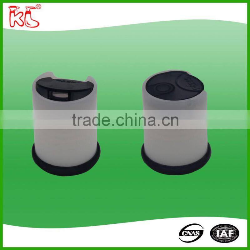 28mm cosmetic bottle cap plastic cosmetic cap supplier KINGLONG support free sample,OEM,ODM
