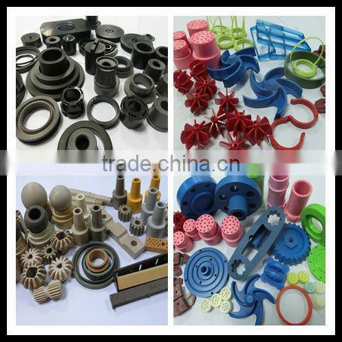 solid hard plastic engineering plastic machining parts PTFE machining parts