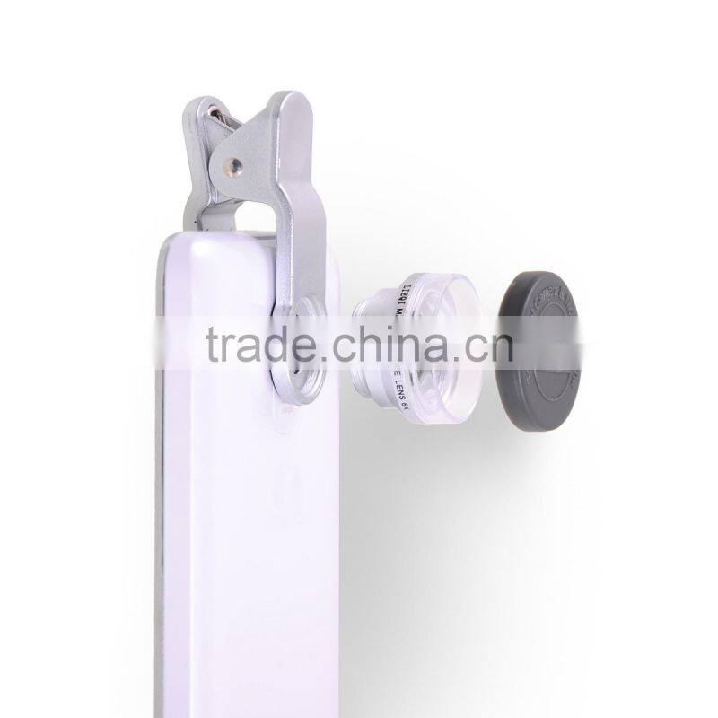 Universal Macro Scope 6X Lens with Clip for Mobile Phone Camera Tablet PC