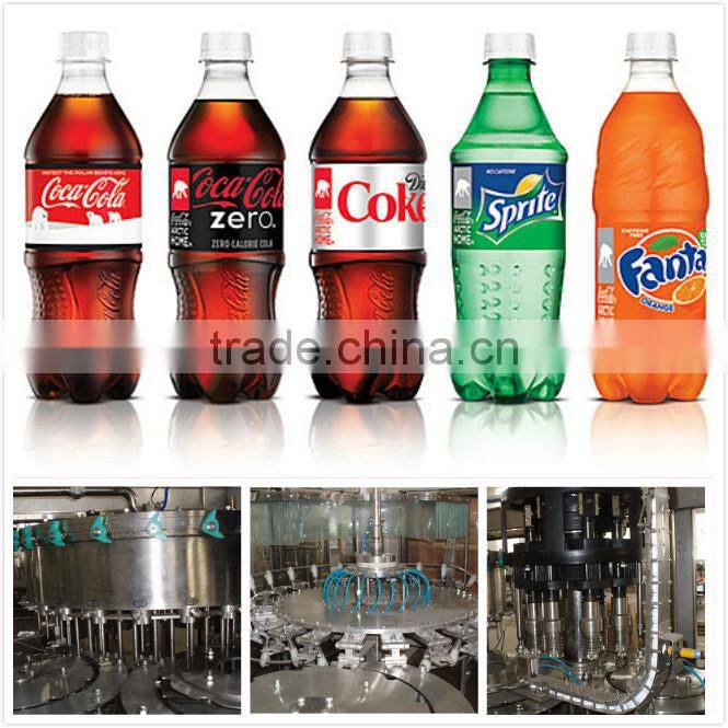 Small production line for carbonated soft drink beverage filling machine