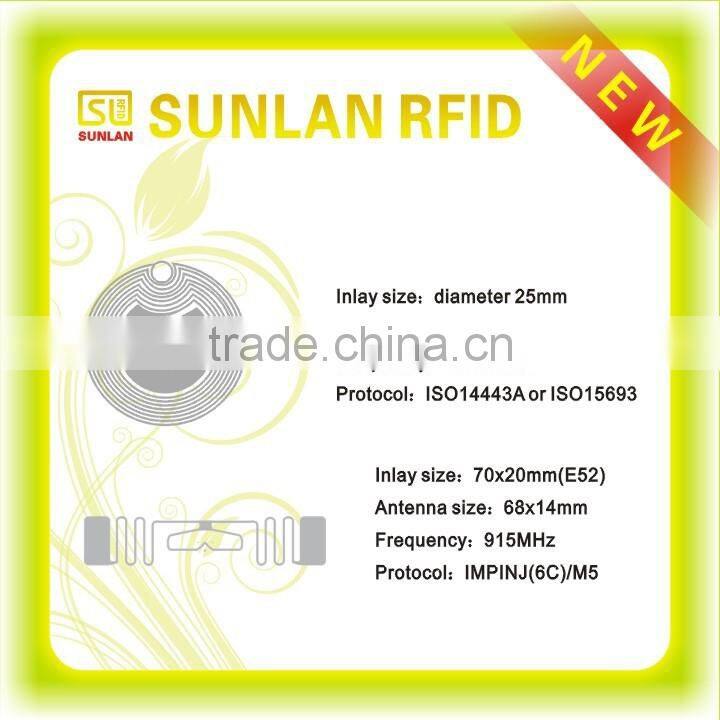 Factory price Custom Size Plastic Sheet F08 RFID Inlay With IC Chip