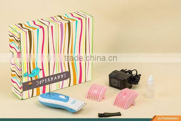 cordless baby hair clipper with replacement blade set and ceramic blade