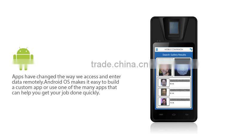 Android WIFI 3G NFC FBI PIV biometric morpho fingerprint scanner