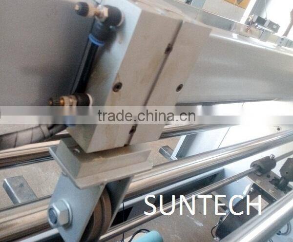 SUNTECH Ultrasonic/Hot/Cold Fabric Cutting Machines, No.1 on Alibaba; Visit us at ITMA 2015,Italy. Stand No.: H6-C110