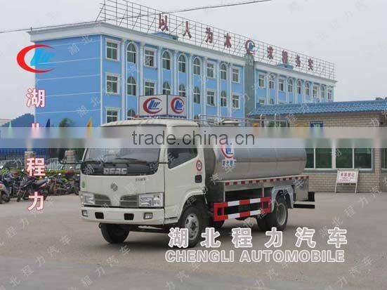 4X2 5000L milk truck tank, Liquid Food truck,Milk truck