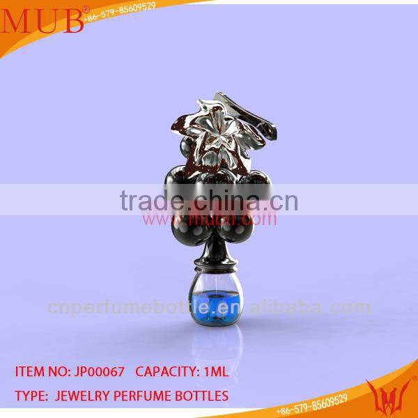 Glass Jewelry Grape Shape Necklace Glass Bottle