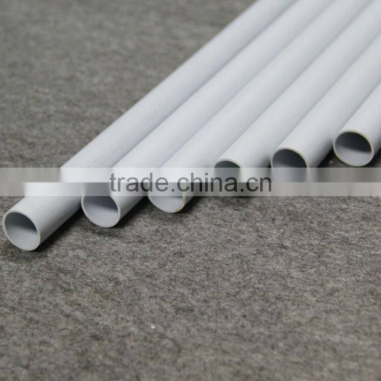 White Rigid Plastic PVC Electrical Conduits
