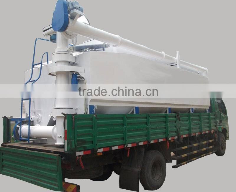 Factory sale diesel engine bulk grain feed tank trailer