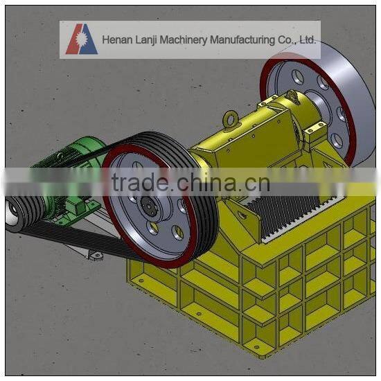 Top quality small diesel engine jaw crusher PE200*300 model