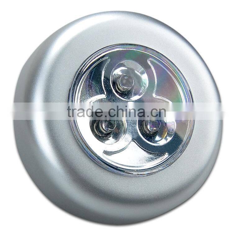 3LED touch light push lamp LED Push lamp led cabinet lamp Push Button led lamp