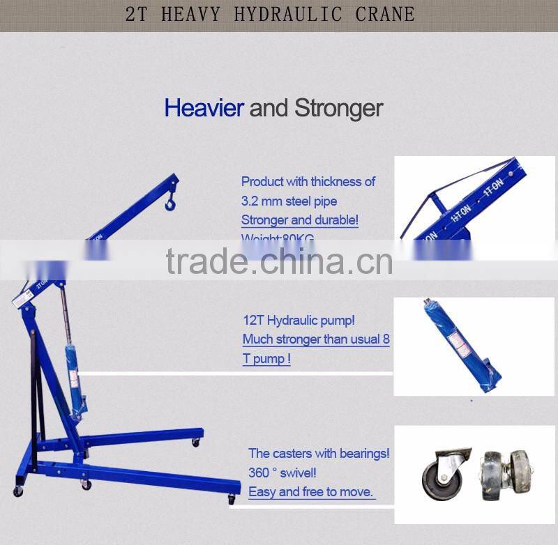 Fold Down Quick lift Small Hydraulic Crane