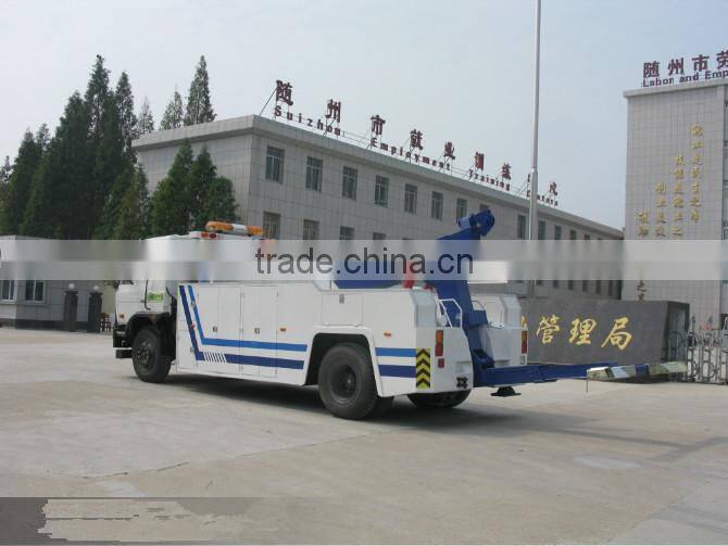 dongfeng 6 wheels wrecker towing truck for sale