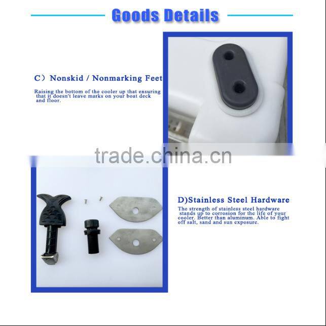 Rotational molding PE plastic Eco-Friendly Cooler Box