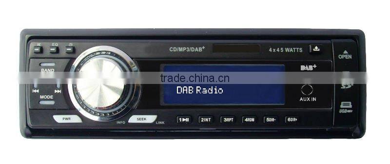 Car DAB/DAB+ Digital radio, one din car CD mp3 player ,DAB+,usb plus,european market ~