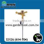 360 Degree Rotating Lawn Sprinkler With Metal Spike
