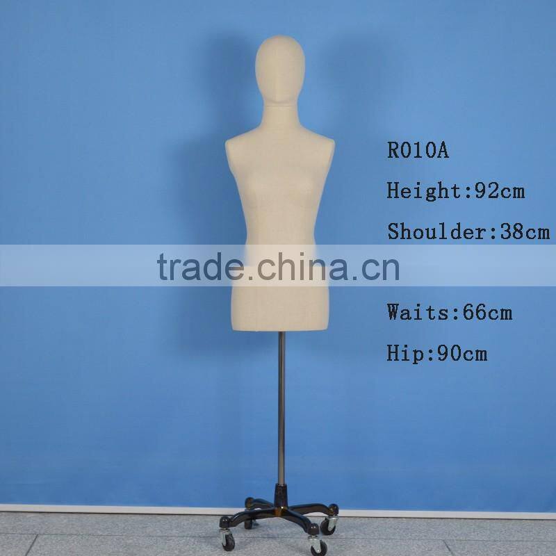 Clothes mannequins female wedding dress cloth cutting half-length model aircraft Doll Mannequin