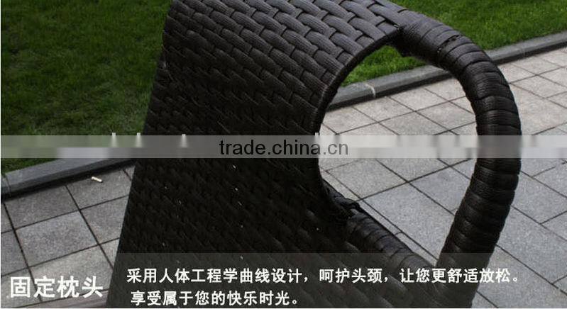 Leisures rattan beach chair,outdoor high back rattan chair