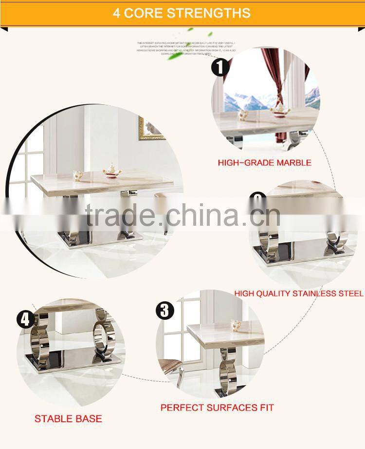 TH363 High Quality wholesale marble top dining table