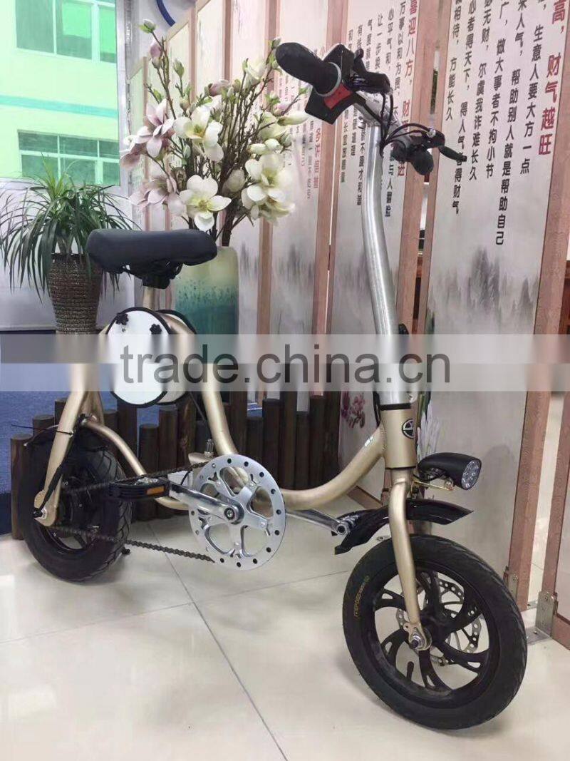 2017 New Arrival Electric Folding Bike, Unique Design High Quality 36V 250W Folding Electric Bicycle For Wholesale