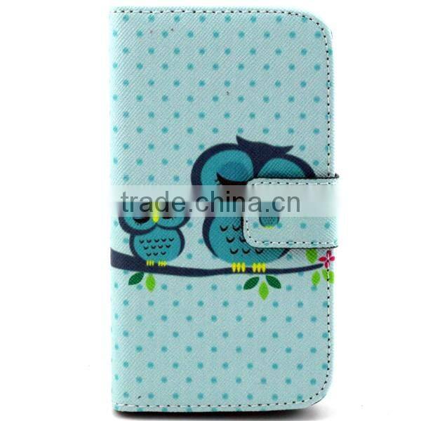 Cute Little Cartoons Pattern Leather flip Case for Universal for Sony Z3mini