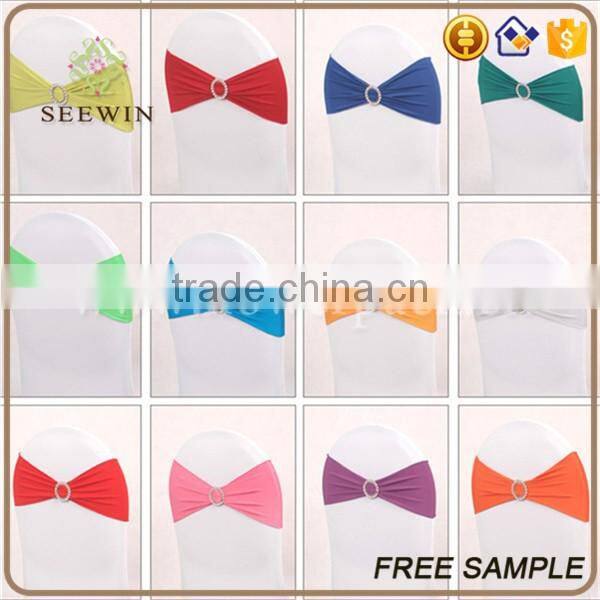 hot sale beautiful spandex chair sashes with buckle