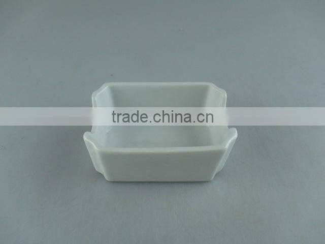 Cheap white ceramic toilet soap holder in stock