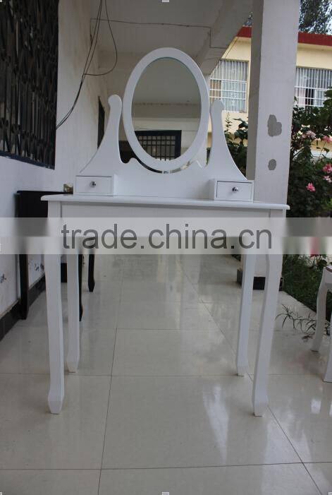 Bedroom Wooden Make-up Dressing Table Set, Home furniture Wooden Dresser, Make up Table