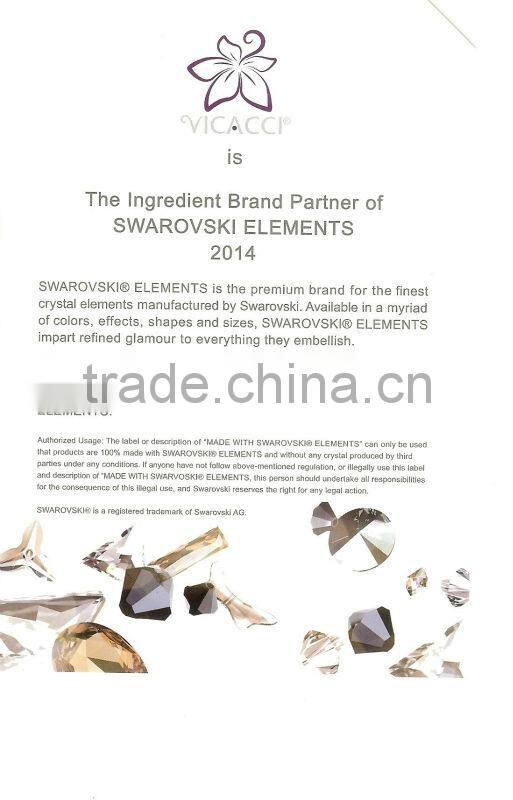 24K Gold Plated Decorative Sunflower with Crystals from Swarovski