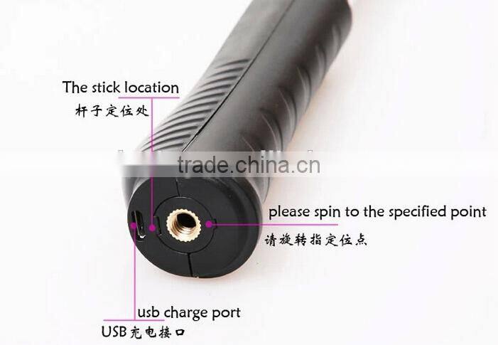 Bluetooth monopod equipped wih professional tripod, selfie monopod with mirror, with zoom function RK908