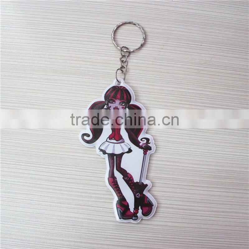Custom Palm Shaped PVC With Sponge Keychain