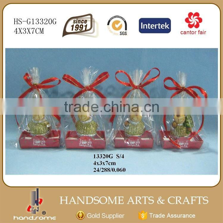 Christmas Gift Sitting Snowman Christmas Snowman Statue