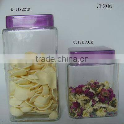 Cookie Clear Glass Mason Jam Jar with Direct Cover Lid