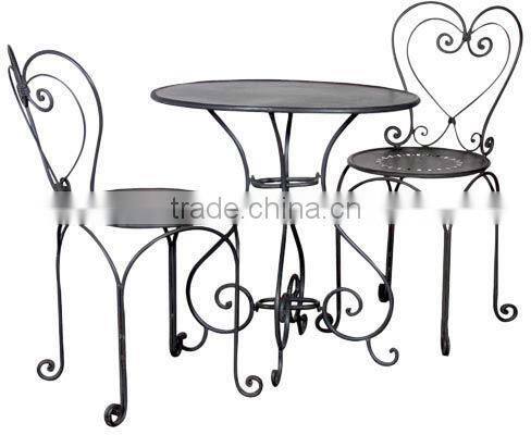 wrought iron dining set