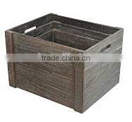 New design wooden crates for wholesale