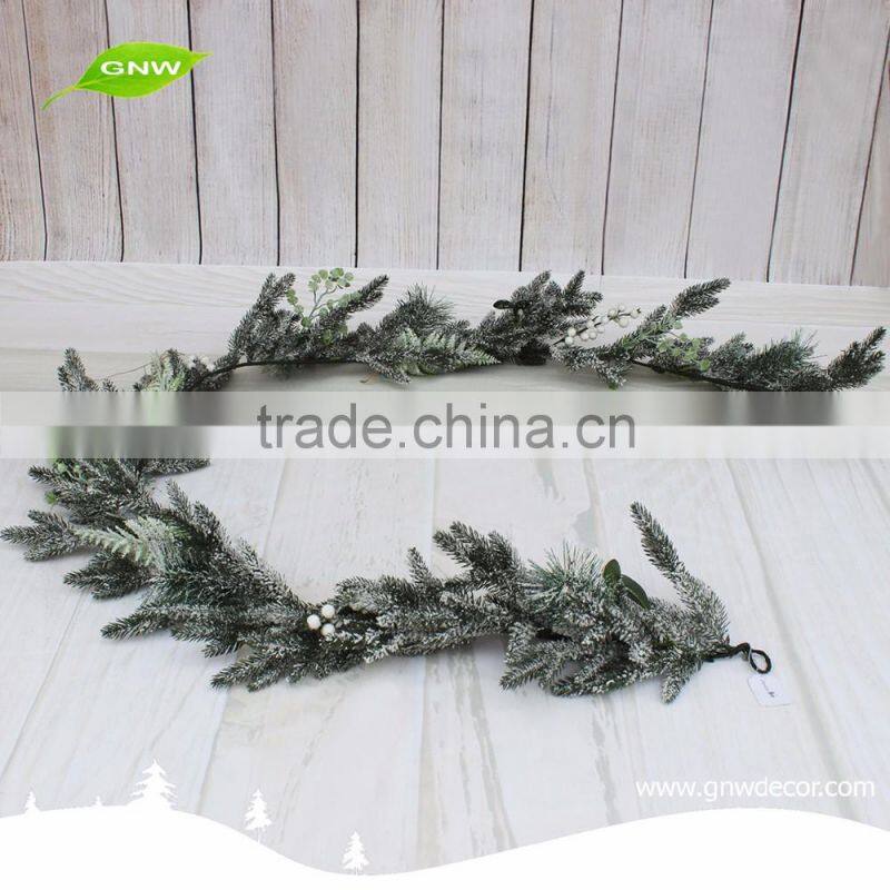 GNW CHGR-1607038 China alibaba Best-selling Cheap green Christmas garland undecorated