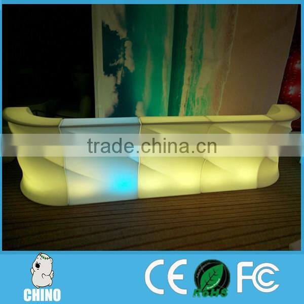 2016 Hot selling Bar Counter LED Banquet Bar Table