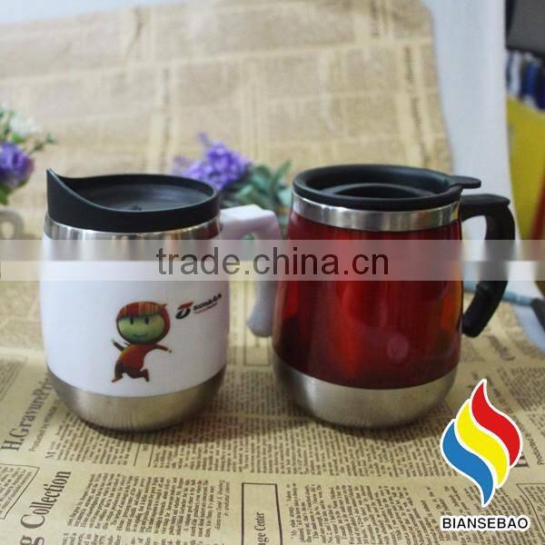 Cheap Gift Double Wall Stainless Steel Mug With Handle