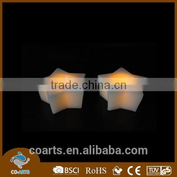 Good market hot sell pentagram led candle