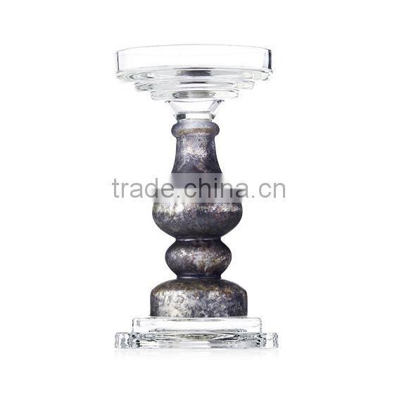 Glass Candle Holder For Home Decoration