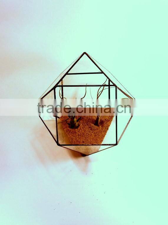 Minimalistic Decor Cuboctahedron Geometric Terrarium