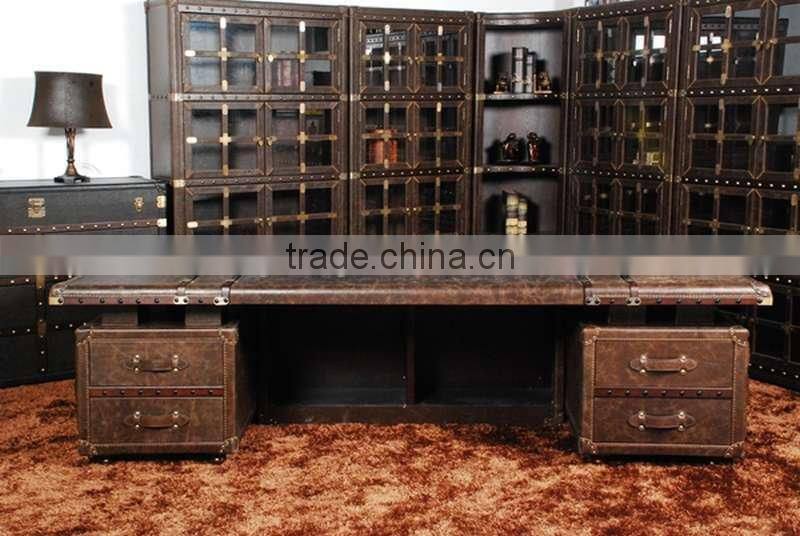 BISINI furniture ,Hot Sale Office Table Executive Ceo Desk Office Desk ,Leather Office Desk, Office Furniture (BF08-0249)