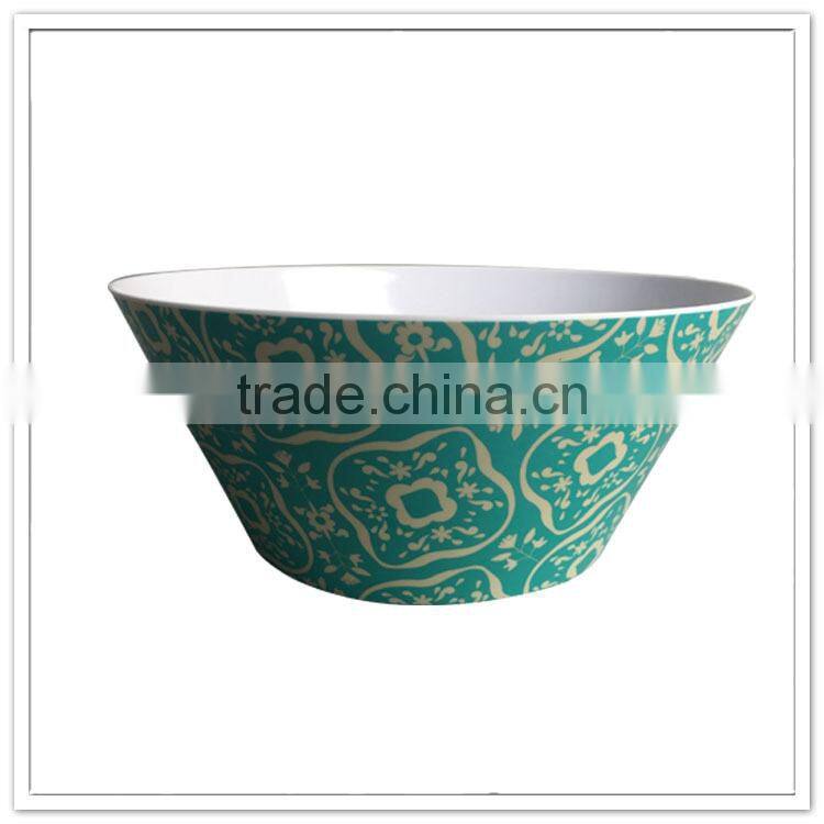 Moroccan design bar party restaurant use beautiful durable mulit safe melamine plastic bowl 23oz