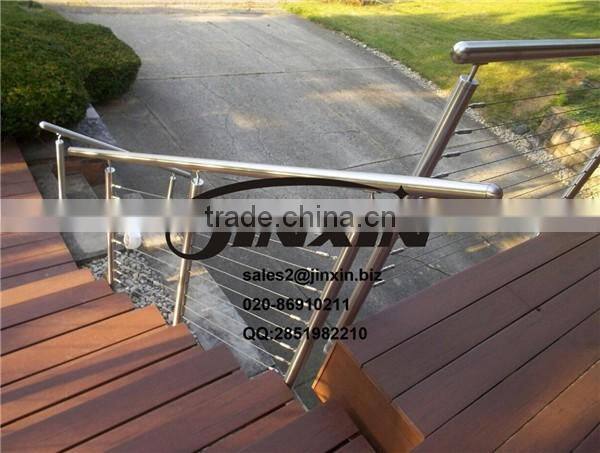 stainless steel wire railing hardware / cable railing fittings / wire mesh balustrades