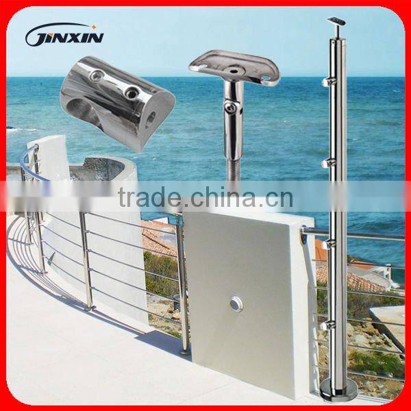 Wrought High Quality Stainless Steel Handrail Pipe Fittings