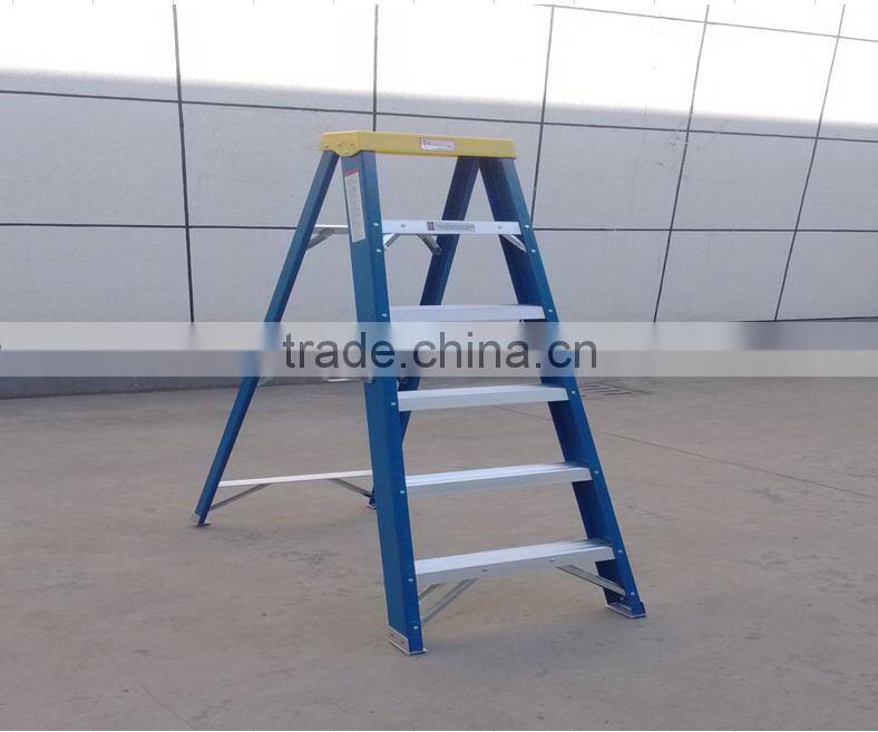 Ladder with tool box