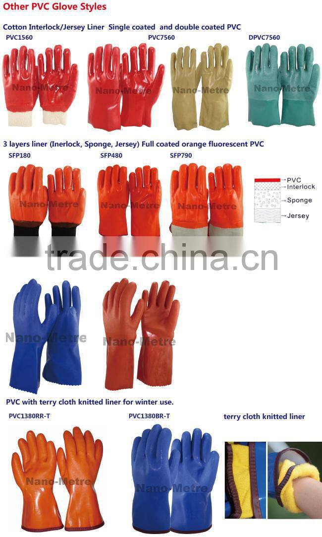 NMSAFETY green pvc household gloves