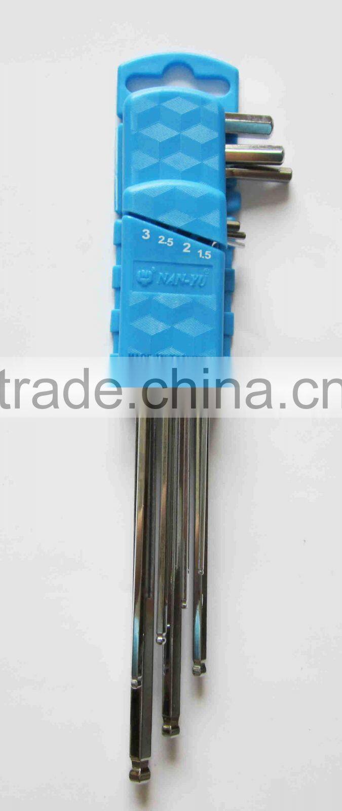 7PC Long Ball Point Hex Key Wrench Set