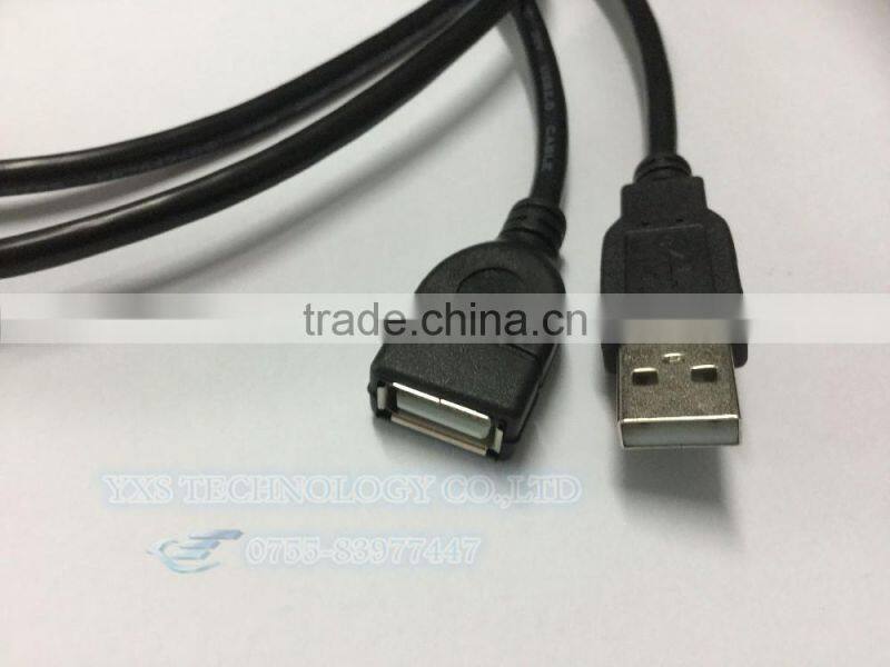 USB 2.0 Cable/USB Extension Line Over 1 Meter/USB Male to Female Copper Core Cable