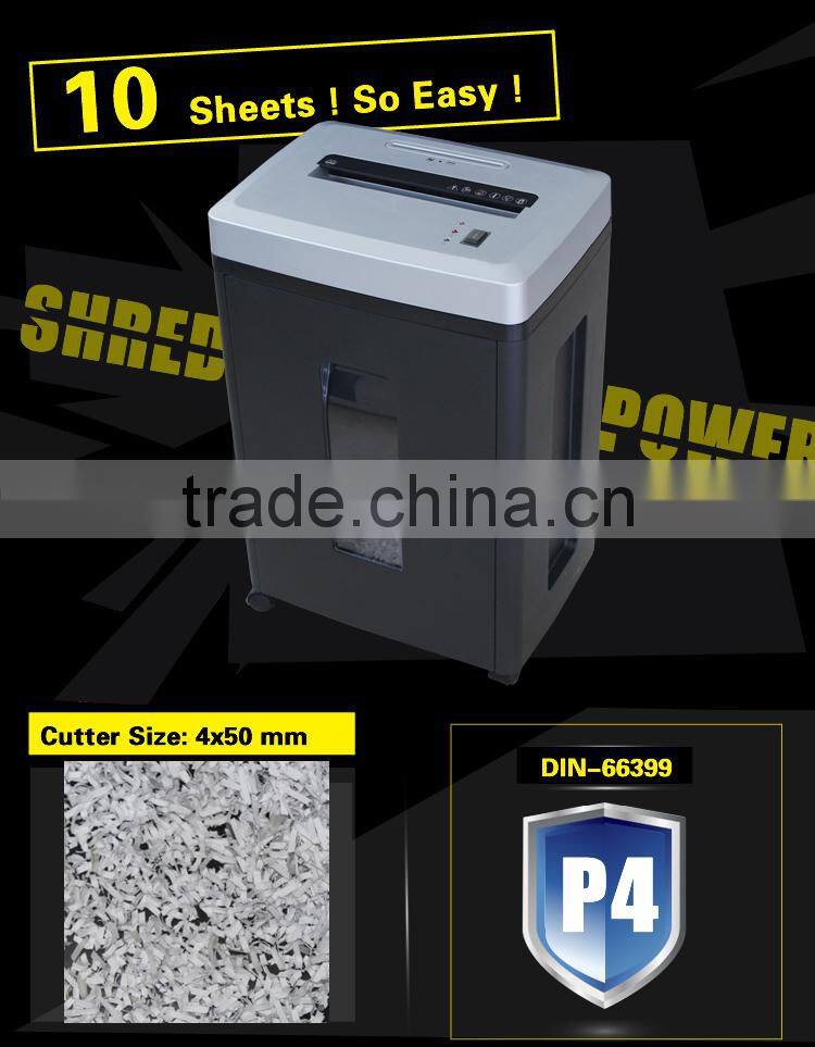 office A4 10sheets paper shredder machine GS